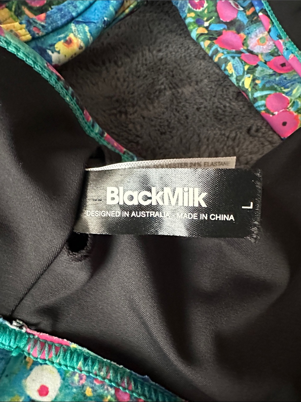 BlackMilk Gustav Klimt Women's Floral Crossback Sports top - Multicolor - Picture 3 of 5